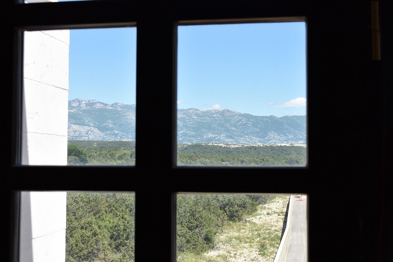 Kilátás a Velebit-hegységre.