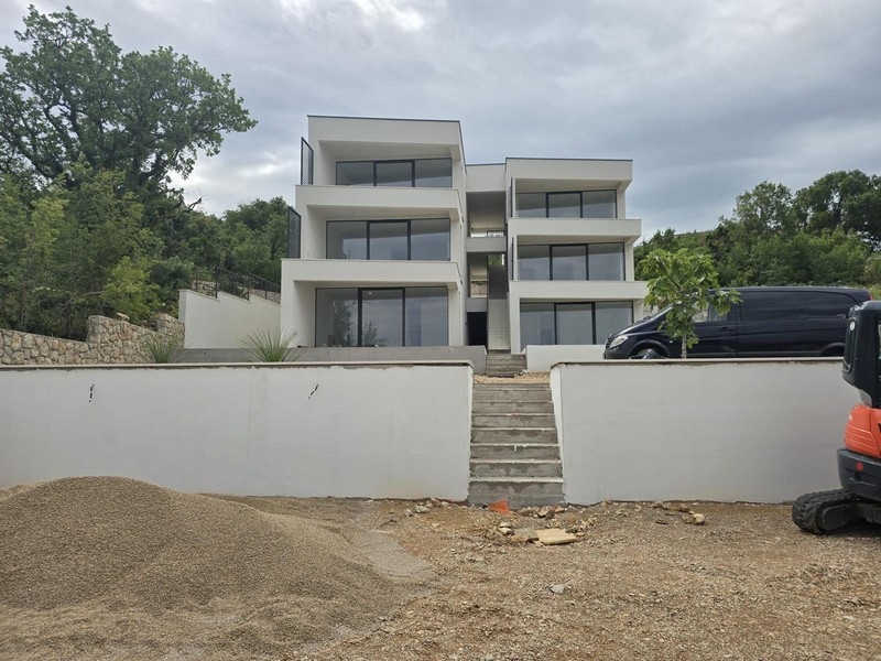 A horvátországi A2362 ingatlan 3D-s megjelenítése. Panoráma cserkészet.