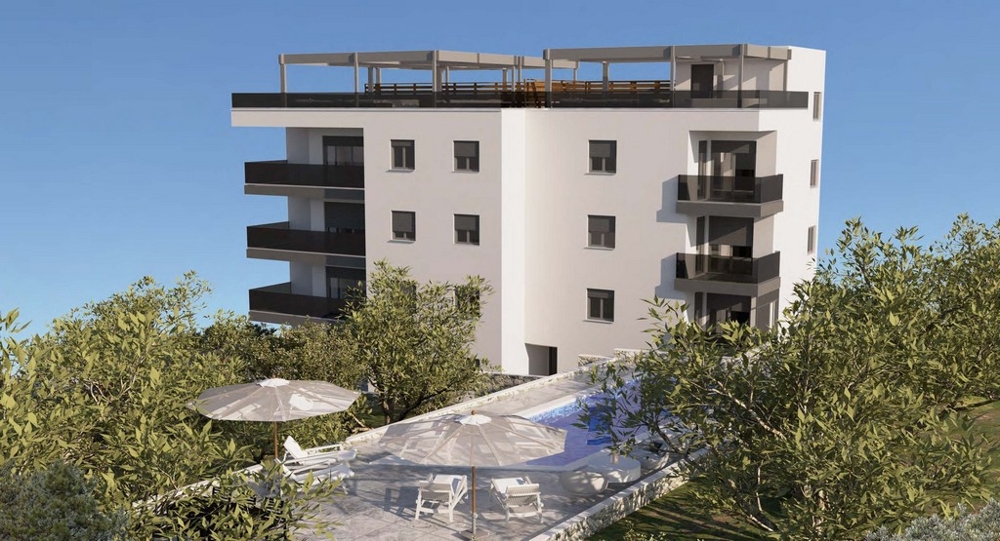 Apartmanok vásárlása Horvátországban, Közép-Dalmáciában, Ciovo Trogir szigetén - Panorama Scouting Immobilien A2467, vételár: 222 000 EUR - 4. kép