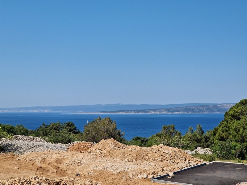 Tengerre néző erkély és terasz, Krk sziget