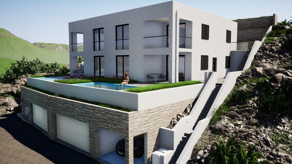 Új építés - Ingatlan Horvátország - Kvarner-öböl - Panoráma cserkészet