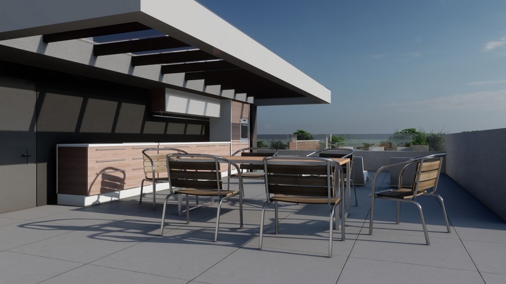 A horvátországi Zatonban eladó egy A2795 penthouse tetőterasz.