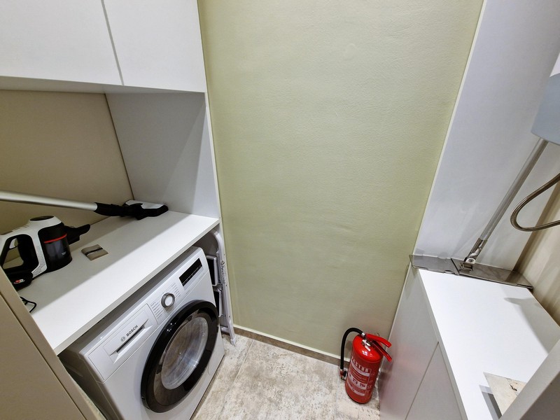 A horvátországi Njivice A2829-es ingatlan mosókonyha - Panorama Scouting.