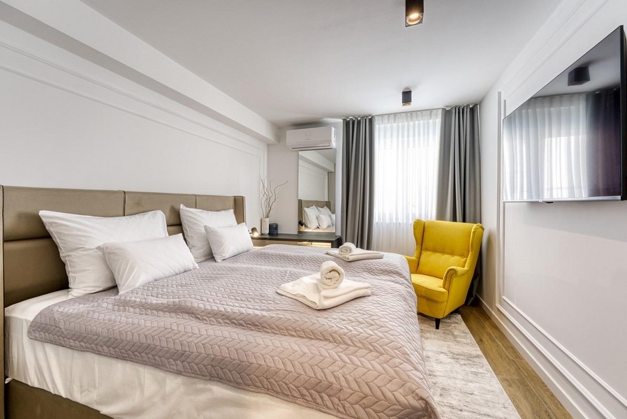 Légkondicionált hálószoba.