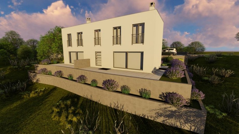 Tengerre néző modern kislakás, Rijeka