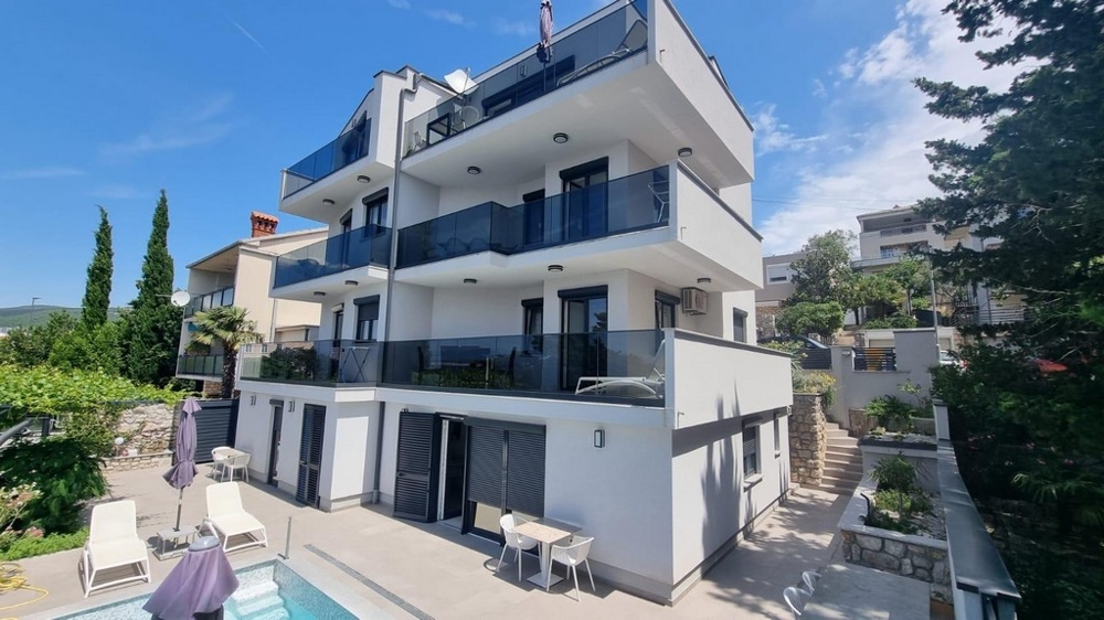 Penthouse új épületben eladó Crikvenicában, a Kvarner-öbölben - Panorama Scouting