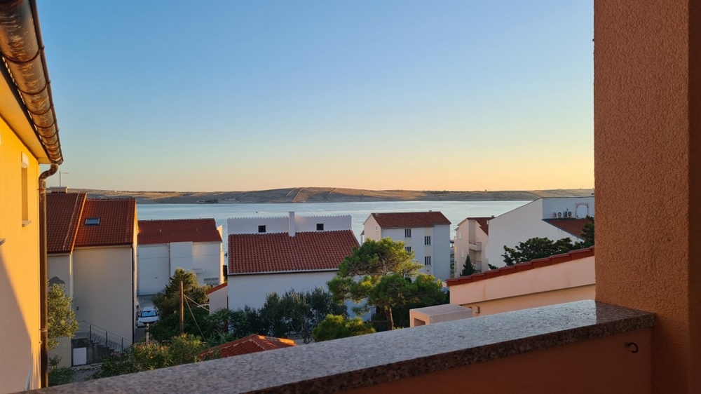 Tengerre néző kilátás a horvátországi A3004 ingatlan teraszáról - Panorama Scouting.