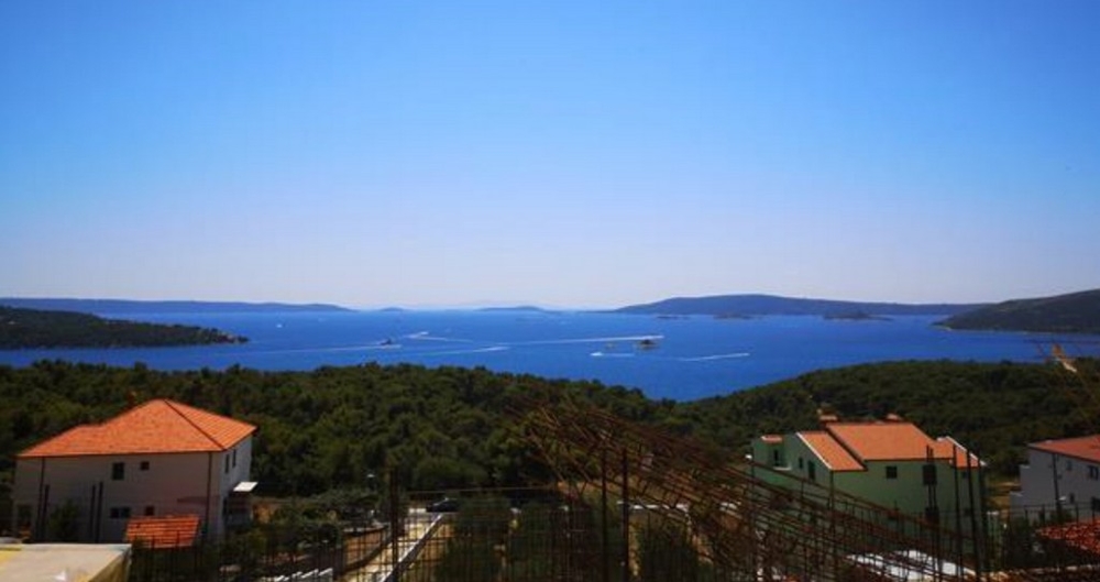 Az A3011-es ingatlan 3D-s vizualizációja Trogir közelében Horvátországban - Panorama Scouting.