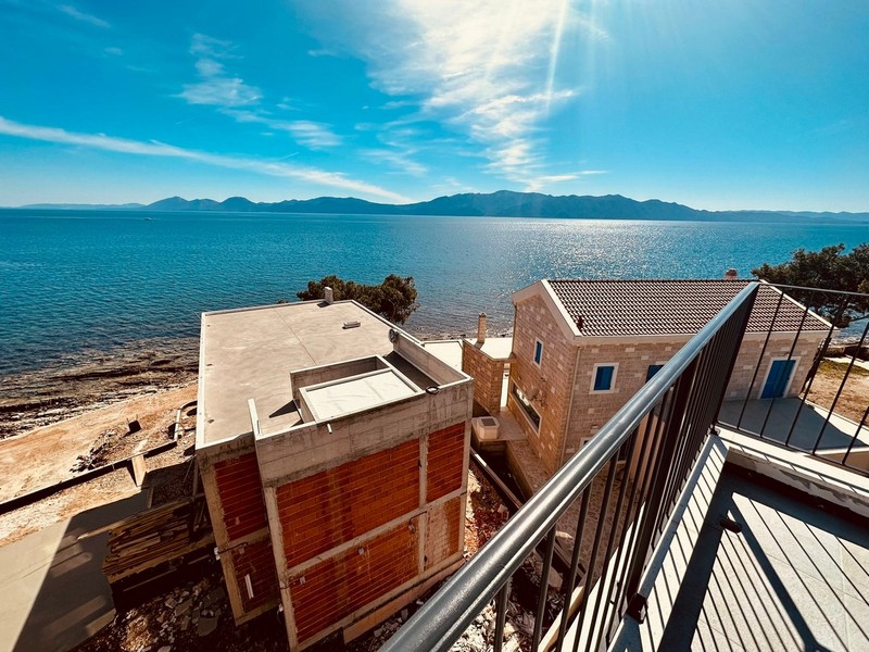 Tengerre néző kilátás a horvátországi A3057 ingatlan tetőteraszáról - Panorama Scouting.