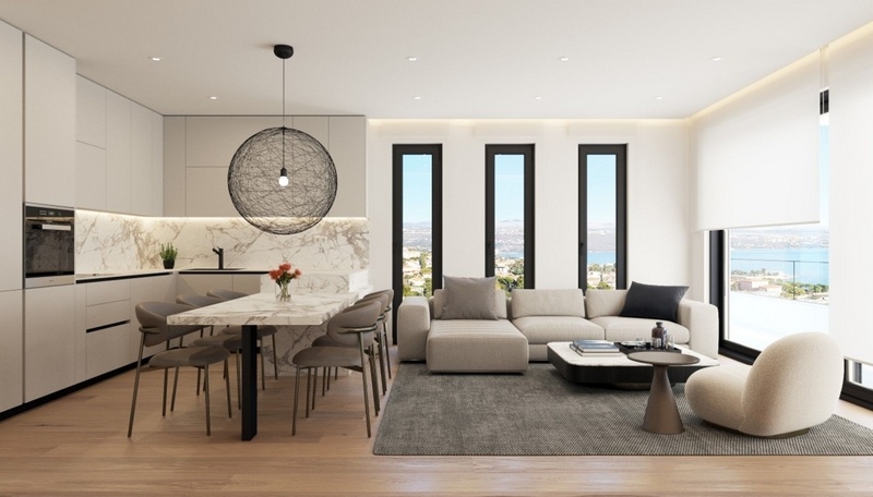 Az abbáziai A3291 ingatlan 3D-s megjelenítése.