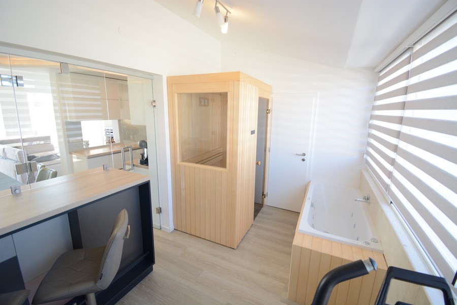 Az A3461-es ingatlan szauna és wellness részlege.