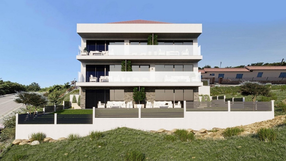 Új lakás eladó egy vonzó új épületben Vrbnikben, Krk szigetén.