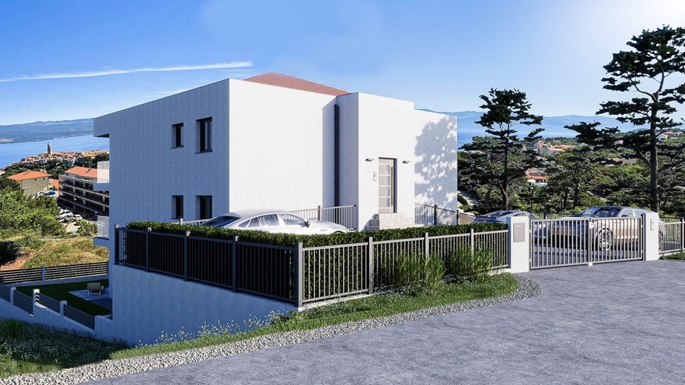 A horvátországi A3479 ingatlan hátulja - Panorama Scouting.