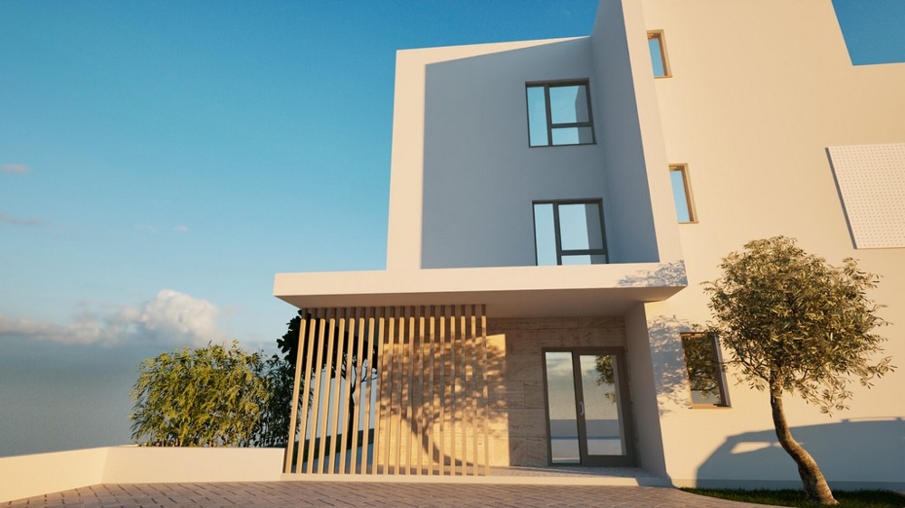 A vodicei A3577-es ingatlan bejárata.