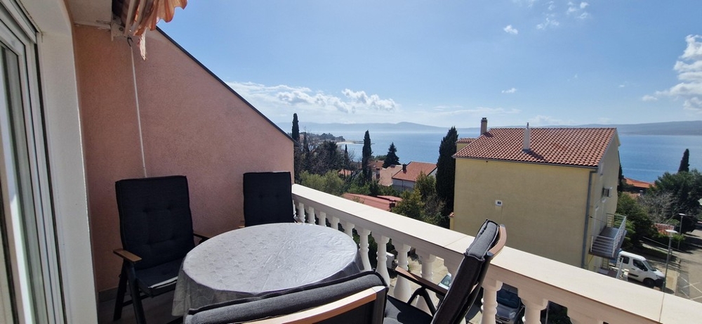 Tengerre néző ingatlan A3607 Selcében, Crikvenica közelében, Horvátországban.