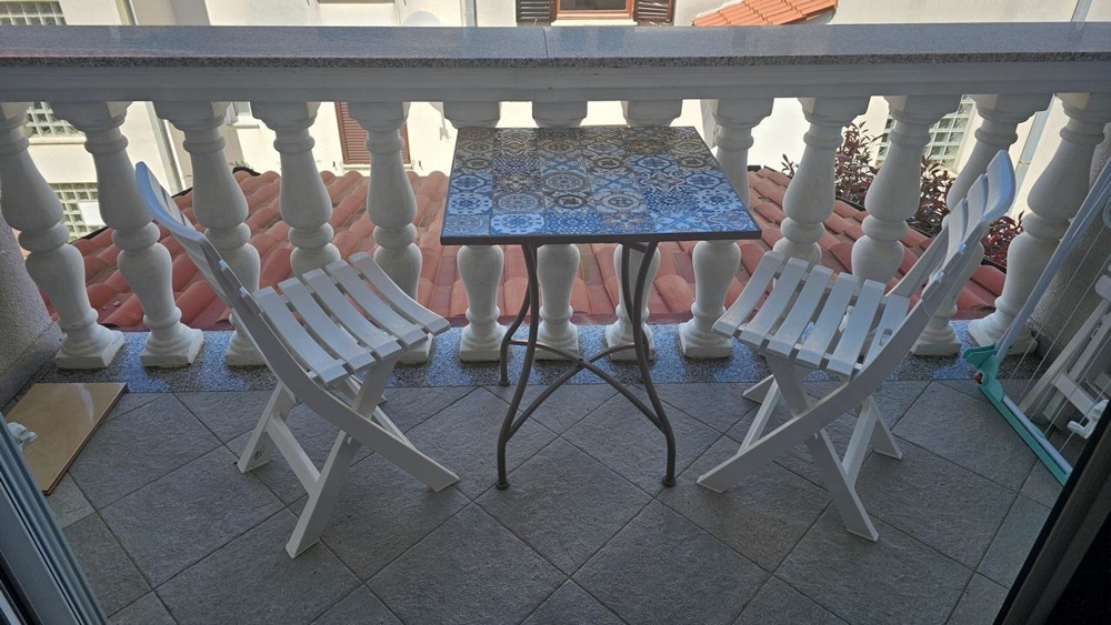 Az A3629 ingatlan mediterrán terasza, Krk szigete.