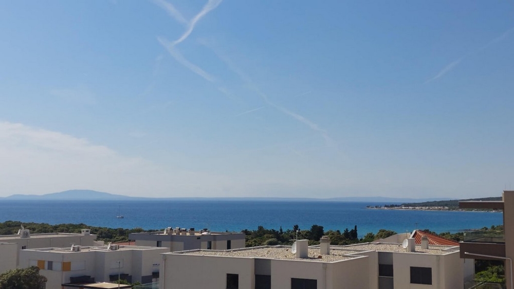 Tengerre néző kilátás a felső emeletről