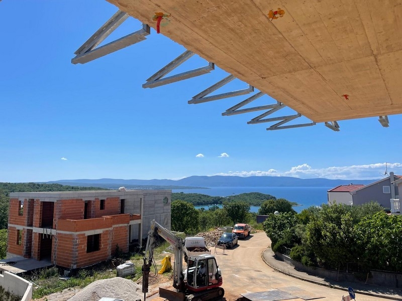 Tengerre néző terasz A3659 - Krk-i ingatlan.