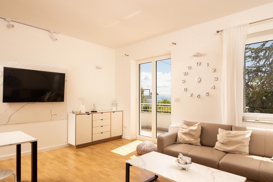 Az A3680-as ingatlan modern lakóterülete, Opatija, Kvarner-öböl.