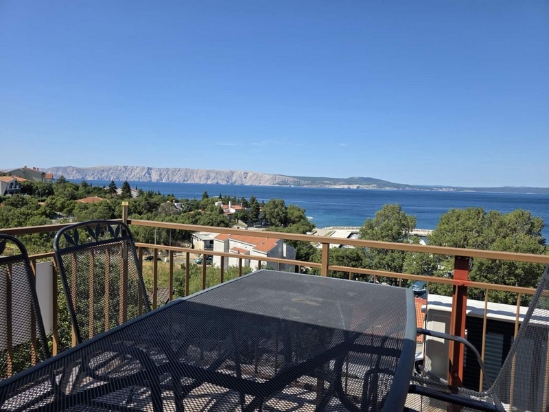 Kilátás az A3701-es ingatlanra Klenovicában, Novi Vinodolski közelében