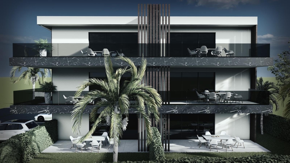 Eladó lakások Horvátországban - új épület A3731 Pag szigetén.