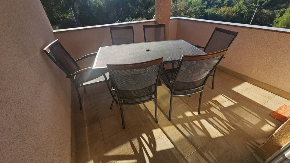 A Panorama Scouting Croatia A3747-es ingatlan terasza.