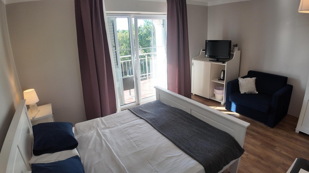 Kilátás a teraszra.