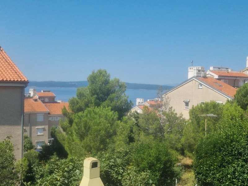 Kilátás a tengerre az A3810 ingatlan erkélyéről.