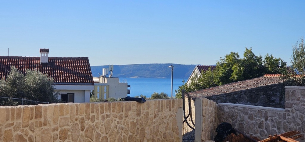 Kilátás a kertből a tengerre - A3839 ingatlan, Horvátország.