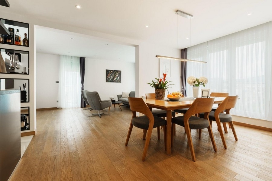 Étkező nappalival - A3886 Splitben, Dalmáciában