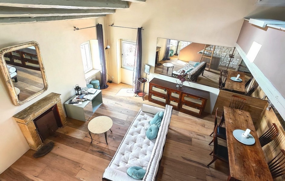 Az isztriai Rovinjban található A3892-es ingatlan nappalija.