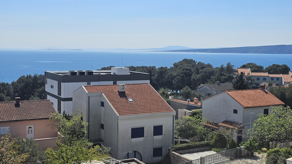 Tengeri kilátás a tetőteraszról.