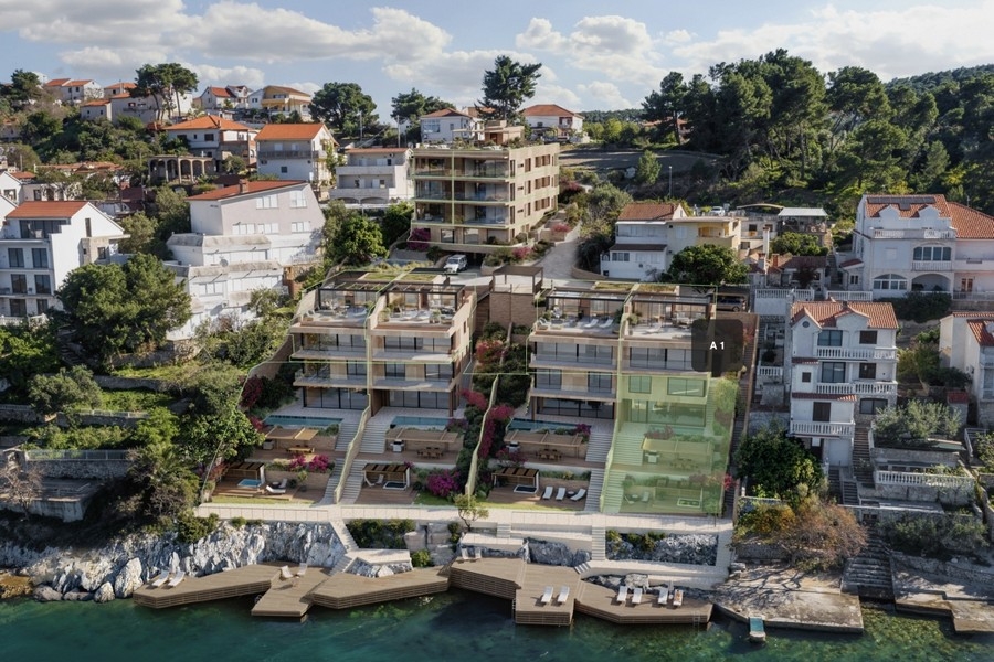 Luxus tengerparti apartmanok Ciovón