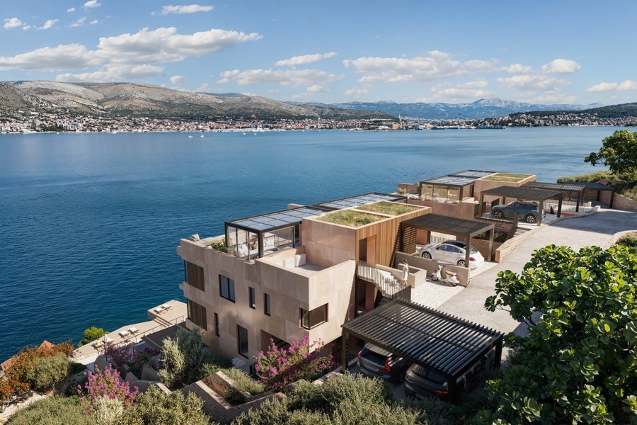Luxus ingatlan panorámás kilátással a tengerre