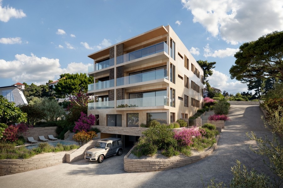 Luxus tengerparti apartmanok Ciovón