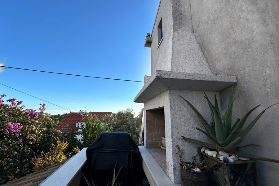 A Hvar-i lakás külső nézete