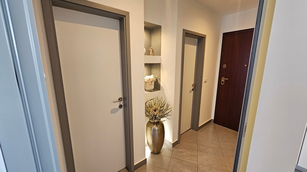Az apartman bejárata Novigradban