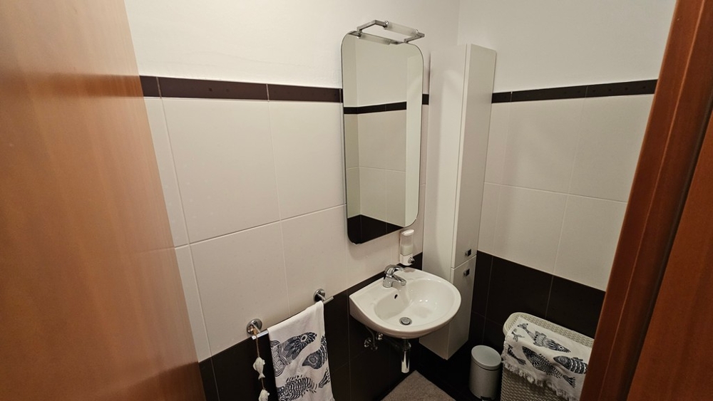 Külön WC mosdóval