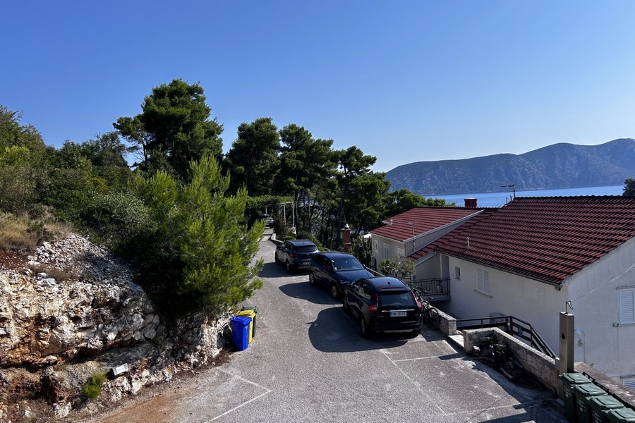Hozzáférés parkolóhelyekkel és tengerre néző kilátással, apartman Racisce Korcula
