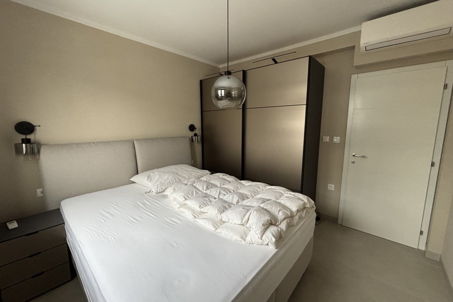 Okrug Gornji penthouse hálószobája