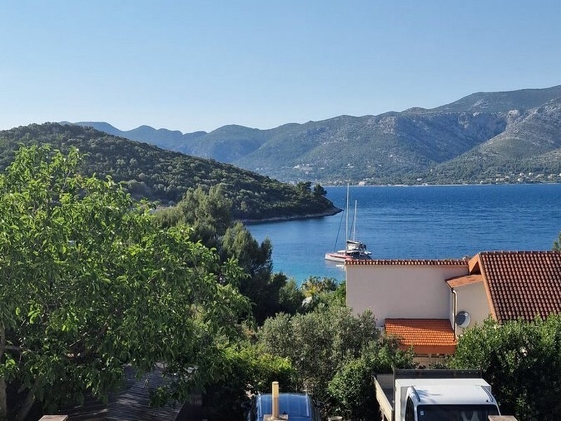 Tengerre néző apartman Zrnovska Banja városában, Korcula szigetén