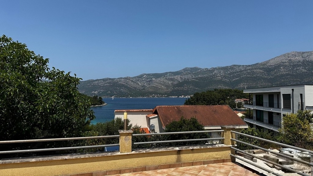 Tengerre néző apartman Zrnovska Banja városában, Korcula szigetén