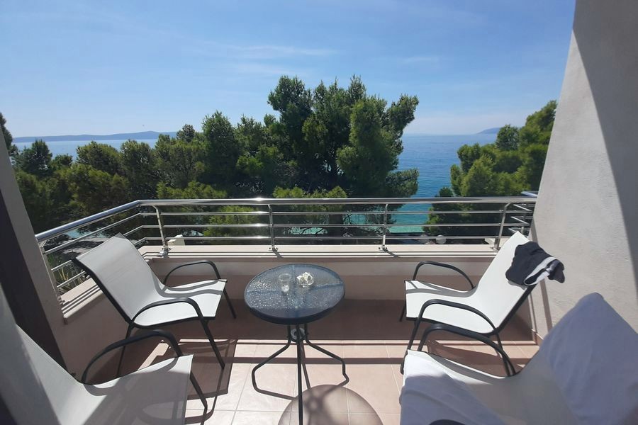 Tengerre néző lakás a Makarska Riviérán