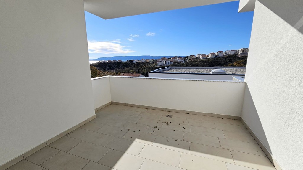 Loggia kilátással a tengerre