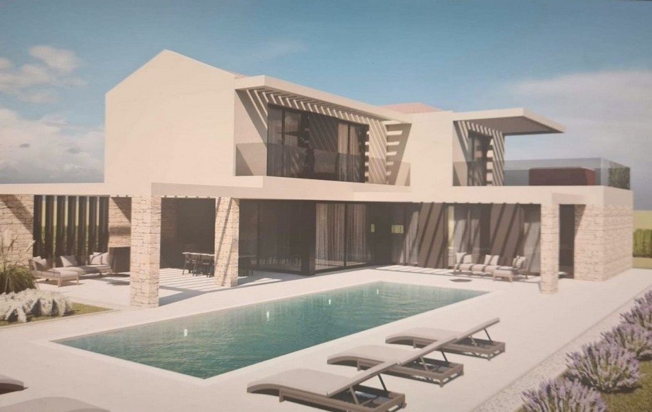 Építési telek projekttel eladó