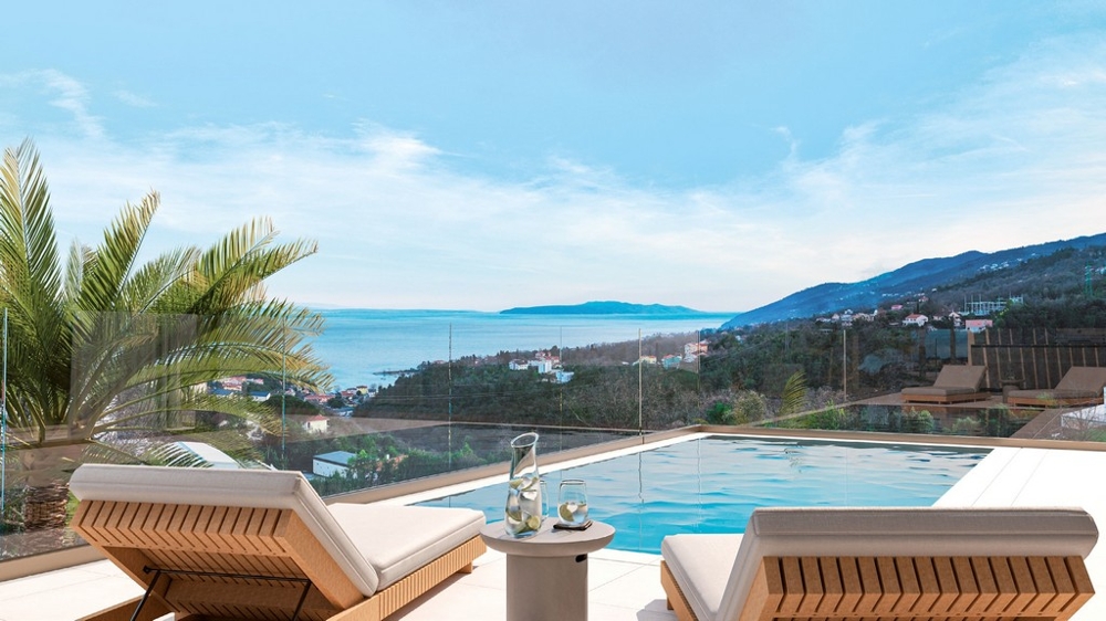 Ingatlanok Horvátországban Opatija közelében.