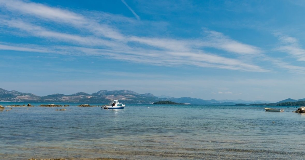 Tengerparti ingatlanok Horvátországban.