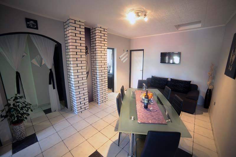 Az ingatlan másik nappalija Zadar régióban