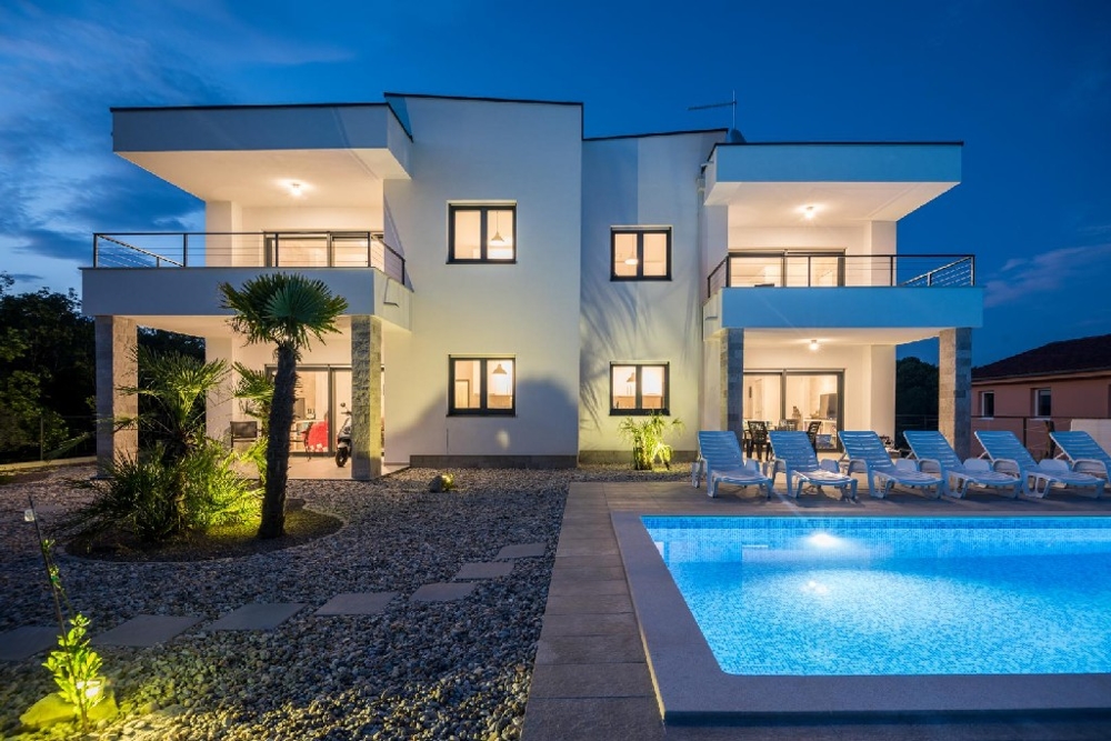 Ingatlan Krk szigete - Panoráma cserkészet.