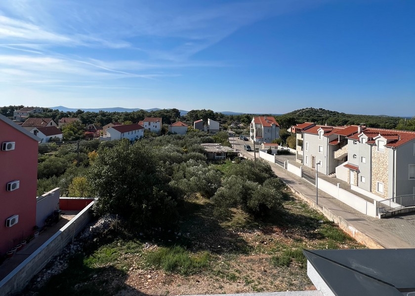 A H1570 Villa jelenlegi építési állapota Vodicében, Horvátországban.